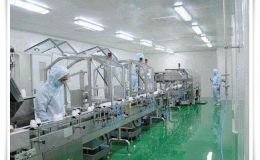 湖南果秀食品有限公司凈化生產(chǎn)車間裝修及空氣過濾器